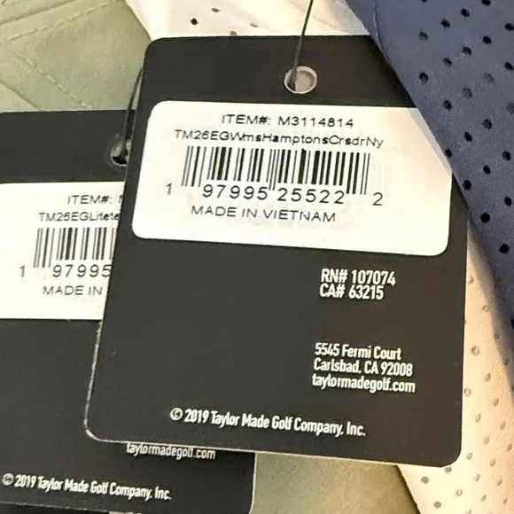 NWT TaylorMade Women’s Hamptons Golf Hat Lot 4 56cm - Picture 7 of 8